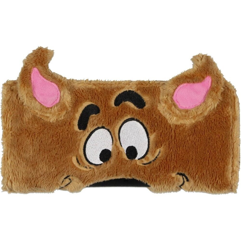 Scooby Doo Cartoon Fuzzy Quarter Zip Travel Wallet for Women